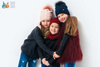 
                    BROEL Pati czapka na zimę dla dziewczynki warkocz jasny szary
                