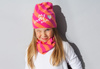 
                    BROEL Basic 50 czapka dla dziewczynki róż-morela
                