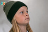 BROEL MAKARY czapka dla chłopca na jesień khaki                
