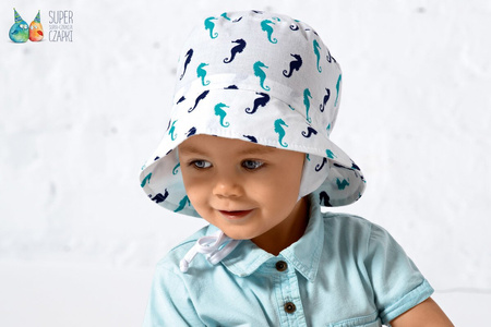 
                    Raster Kompan kapelusz dla dzieci na lato konik morski
                