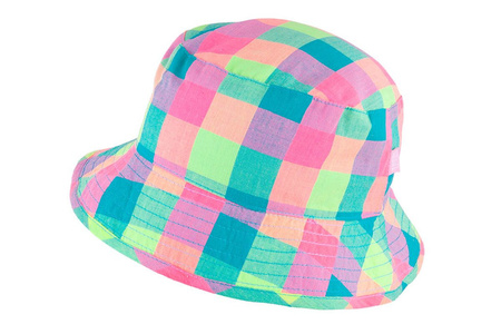 
                    Tutu kapelusz na lato dwustronny w kratkę niebieski UV +50
                