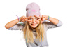 
                    BROEL Basic 28 czapka dla dziewczynki na wiosnę ecri
                