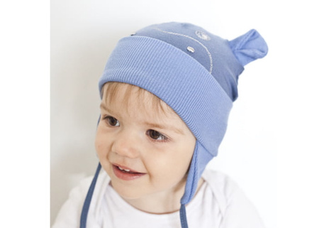 
                    RASTER Hipopotam czapka dla chłopca niebieska
                
